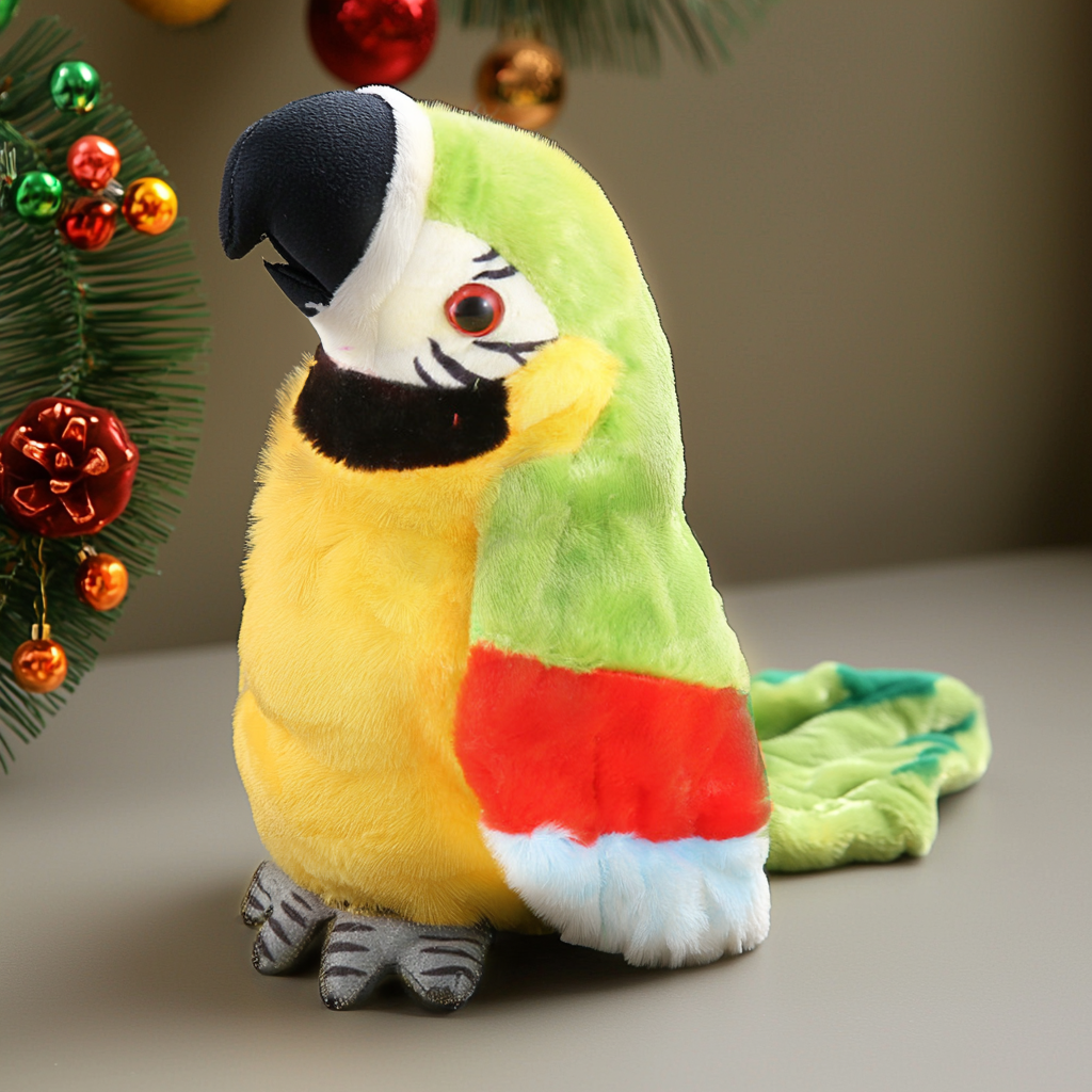 Interactive Lifelike Parrot Buddy – Moving Wings & Sound Mimicry