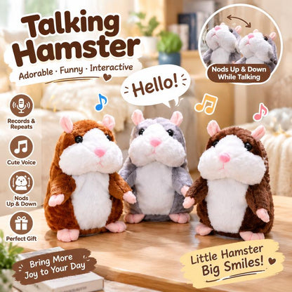 Talking Hamster Plush — It Repeats Everything You Say!