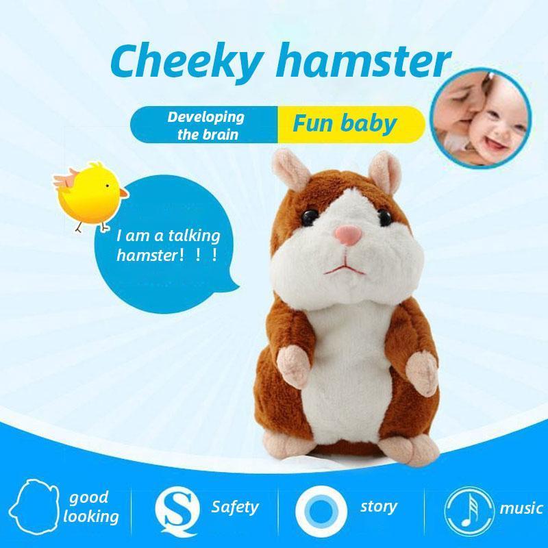 Talking Hamster Plush — It Repeats Everything You Say!